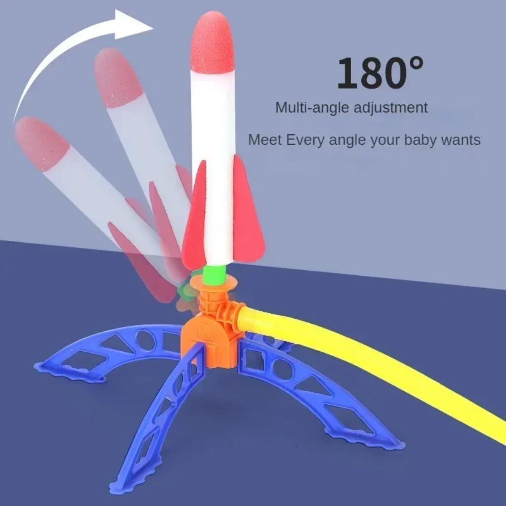 Kids Air Rocket Foot Pump Launcher Toys Sport Game Jump Stomp Outdoor Child Play Set Jump Sport Games Toys For Children