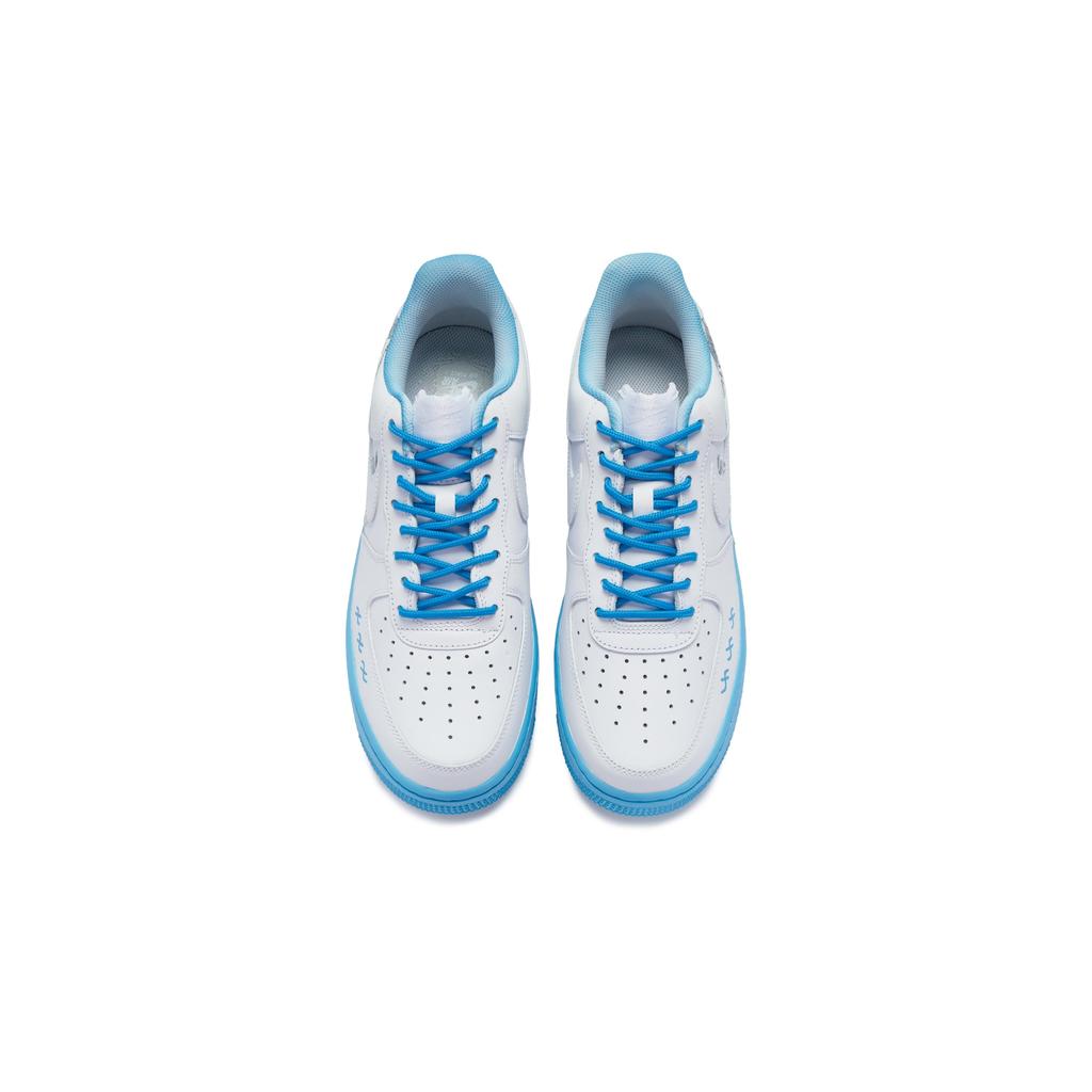 Nike Air Force 1 Low Top Skateboard Shoes GS White Blue DH2920-111(Team80-)