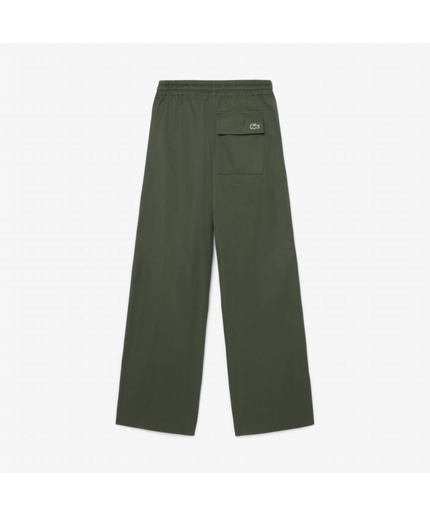 LACOSTE Women'S Side Flap Wide Fit Cotton Pants Hf2452-55G Hcf
