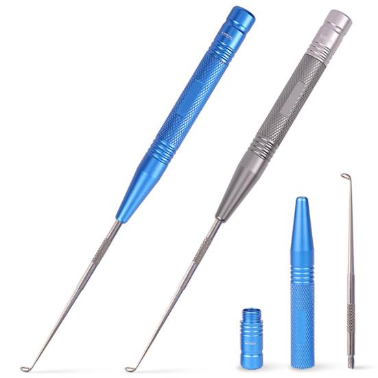 Magnetic Bottom Spiral Design Hook Retractor Anti-skid Handle Tube Storage Detachable Stainless Steel Fish Hook Remover Fishing Equipment