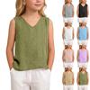 Kids' Loose-Fit T-Shirt: Casual Sleeveless Girls' Tank Top