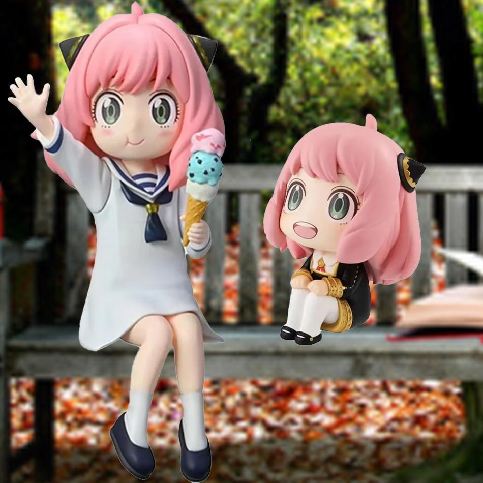 אניה פורגר דמות אנימה משפחת המרגלים - פסל PVC חמוד דגם אספנות קישוט לשולחן צעצוע מתנה למעריצים