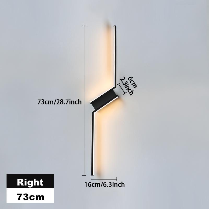 Hockey Interior Wall Light Remote Control LED Wall Lamp Bedroom Decoration Modern Indoor Lighting Lamps 53CM 73CM 93CM LED Light