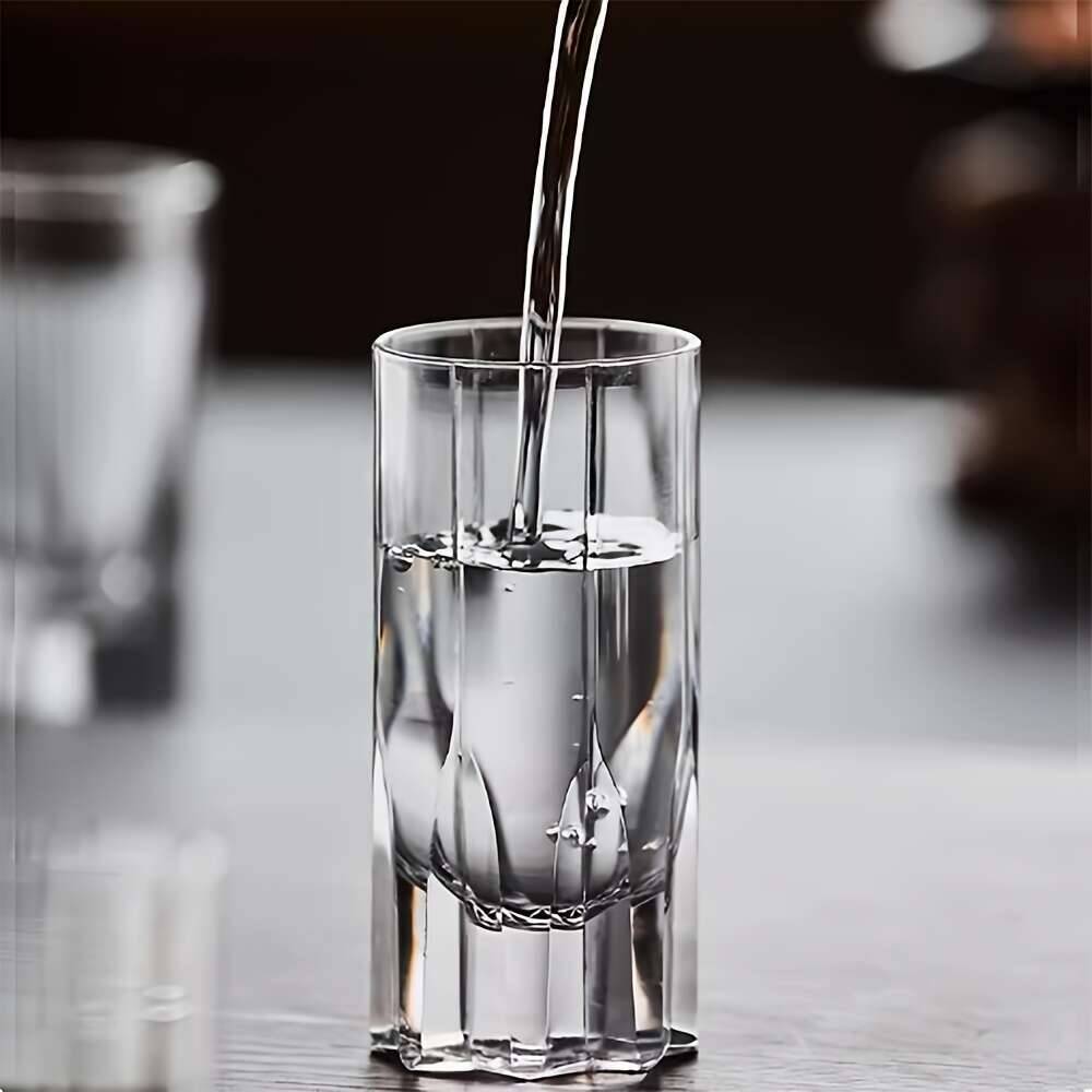 30ML Kristall Schnapsglas Whiskey Tequila Gläser Hausbar, Elegantes Geschenkset für Hochzeiten, Partys & Bourbon Verkostung, Likörglas