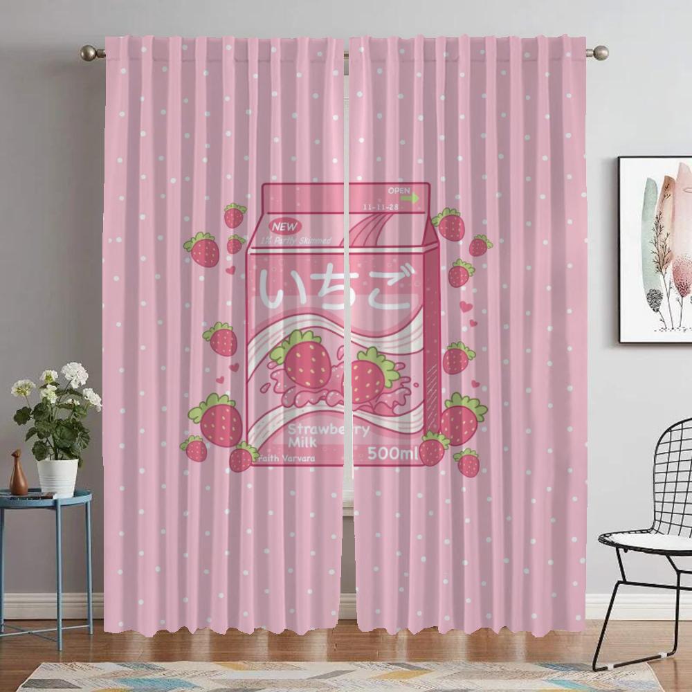 Milch Moderne Wohnzimmer Vorhänge für Kamera Küchenvorhänge 2 Stück Tüll für Schlafzimmer Jalousien Fenster Vorhang Raumteiler Verdunkelung