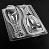 New 3D Football Chocolate Mold Plastic Transparent Red Wine Champagne Bottle Bakery Cake Decoration Baking Pastry Tools Mould