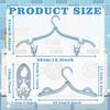 12 Pcs Foldable Travel Hangers with Clips, Collapsible Folding Hangers Drying Rack, Portable Clothes Hangers for Traveling, Cruise Ship Essentials