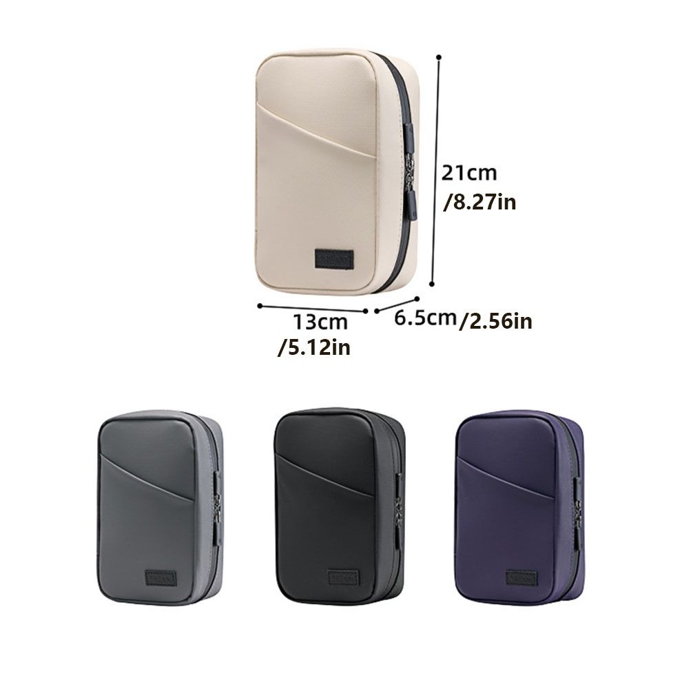 PU Digital Product Storage Bag Multi-Function Pouch Electronic Gadget Bag  Outdoor Travel