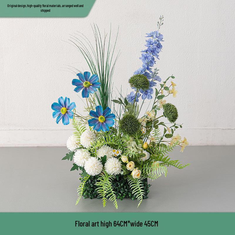 Greenery and Floral Art Installation for Open Spaces and Window Displays