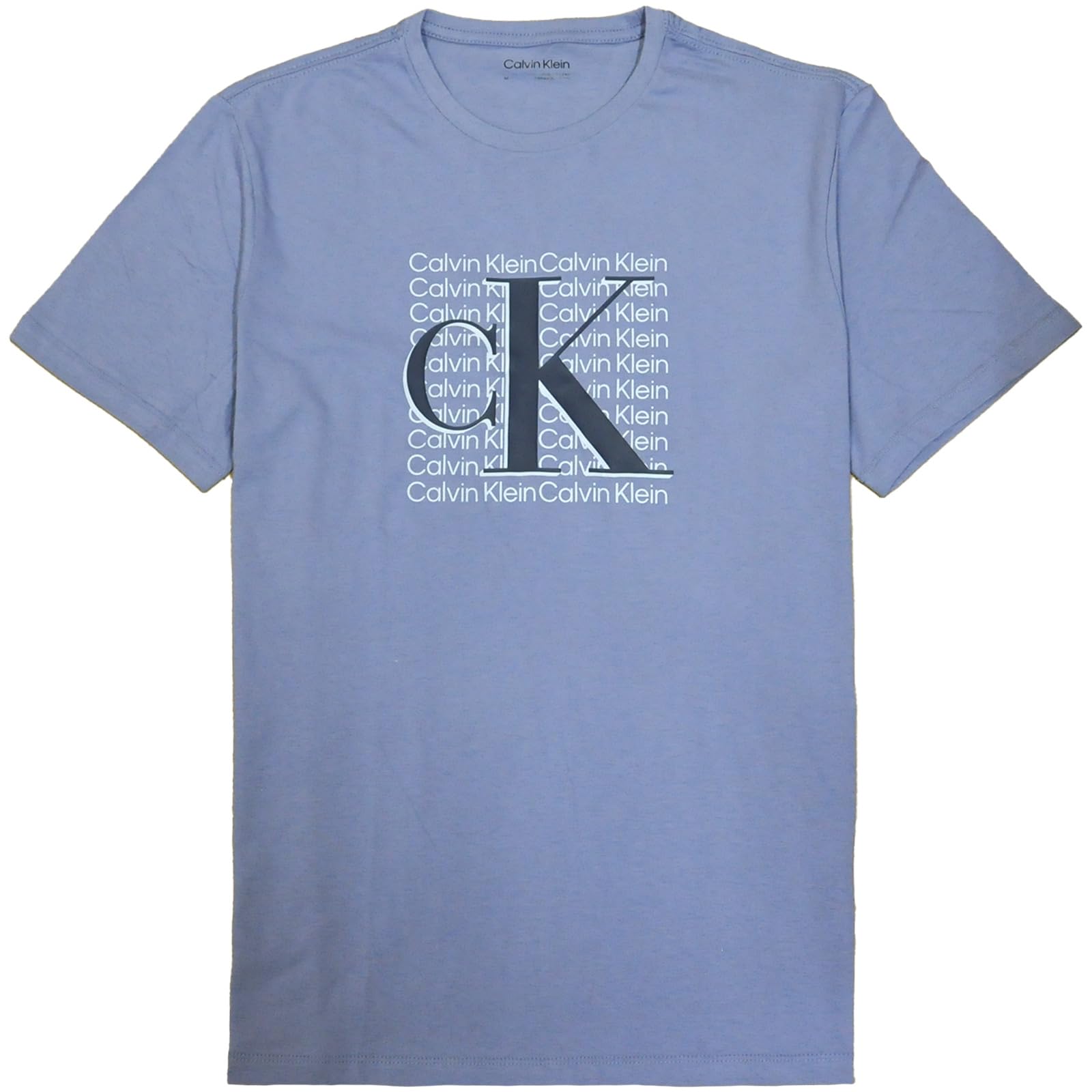Calvin Klein Multi Light Size M [Calvin Klein] Men s Short-Sleeve T-Shirt, Logo, Navy, [Used]