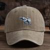 Flower Elephant Print Baseball Cap for Men and Women, Outdoor Fashion Multifunctional Duckbill Cap
