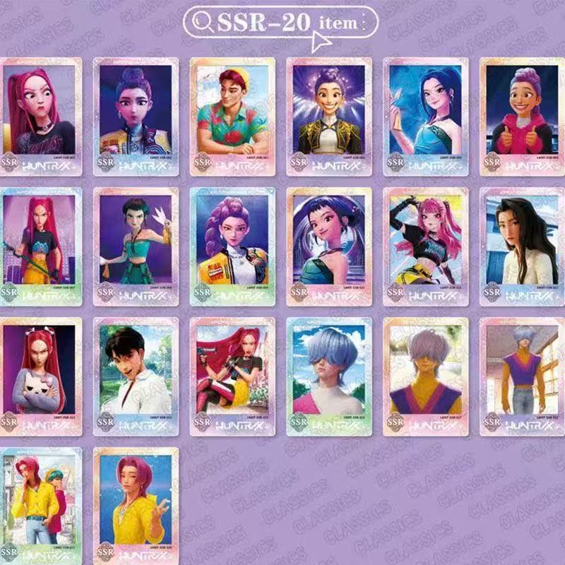 Cacciatori di demoni Kpop Carta da collezione Carta laser, bustina di carte carta da collezione scatola cieca