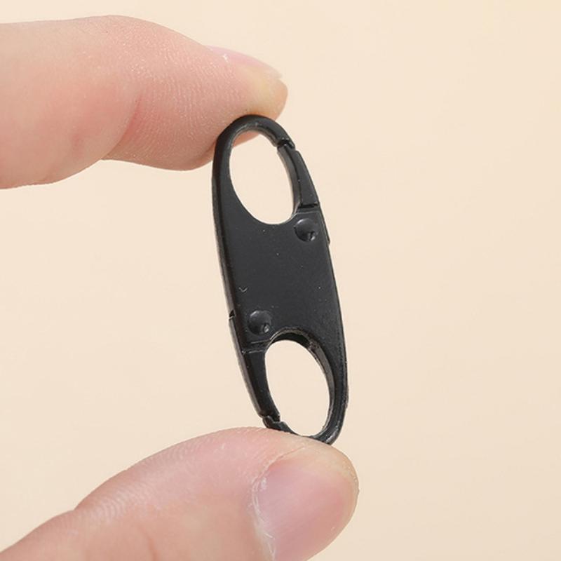 2Pcs Zipper Clip Theft Deterrent Double Opening Zippers Pull Replacement Detachable Zipper Connectors Zipper Lock Carabiner Clip