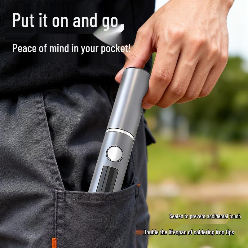Portable Wireless USB Rechargeable Digital Soldering Iron