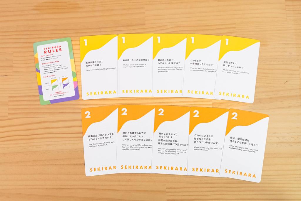 Sekirara Card For Friends Ages For 2 or More Players (Friends/Workplace Use) 18+