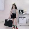 Girls' Denim Shorts Summer Drawstring Thin Children's Shorts