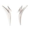 Exaggerated Geometric Triangular Curved Pipe Jewelry Earrings, Cross-border Earrings, Light Luxury and High-end Design Sense, Sharp Corners