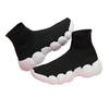 Elastic Socks Shoes Slip-on Casual Sneakers Women Walking Shoes Men High-top Leisure Shoes Knitted Platform Footwear Breathable