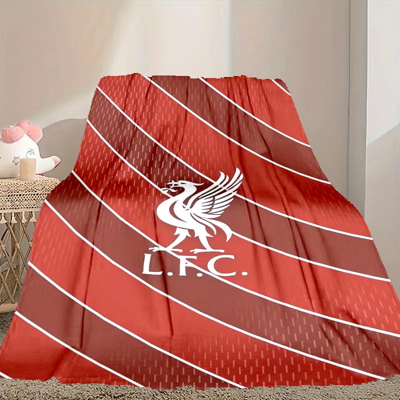 Liverpool FC Blanket Lightweight Print Throw Blanket For Couch, Bed, Car, A Heartfelt Gift for Your Family and Friends