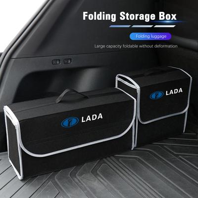 Car Trunk Organizer Box Large Capacity Folding Storage Bag For Lada Vesta Niva Samara Kalina Largus Priora Xray Granta Cross