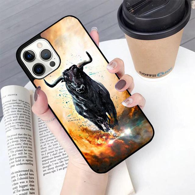 Bullfight Bull Fighter Phone Case For iPhone 17 Air 14 15 16 16e 13 12 Max Cover For Apple 11 Pro Max Plus Coque