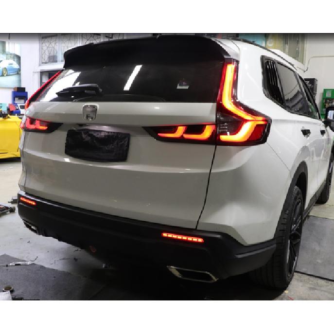 Square Rear Bumper Decoration Lamp Led Brake Light For Honda CR-V CRV 2024