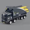 Simulation Transporter Container Truck Freight Vehicle Children Kids Pull Back Car Model Educational Toys for Boy Game Gift