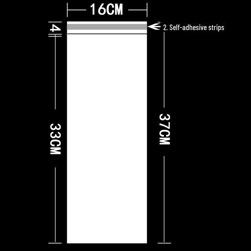 Transparent Self-Adhesive Plastic Bag for Packaging