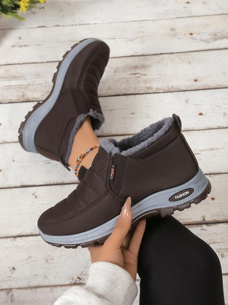Women'S Shoes, Casual Shoes For Ladies, Soft Soles And Soft Uppers, Thickened Warm And Fashionable Snow Boots