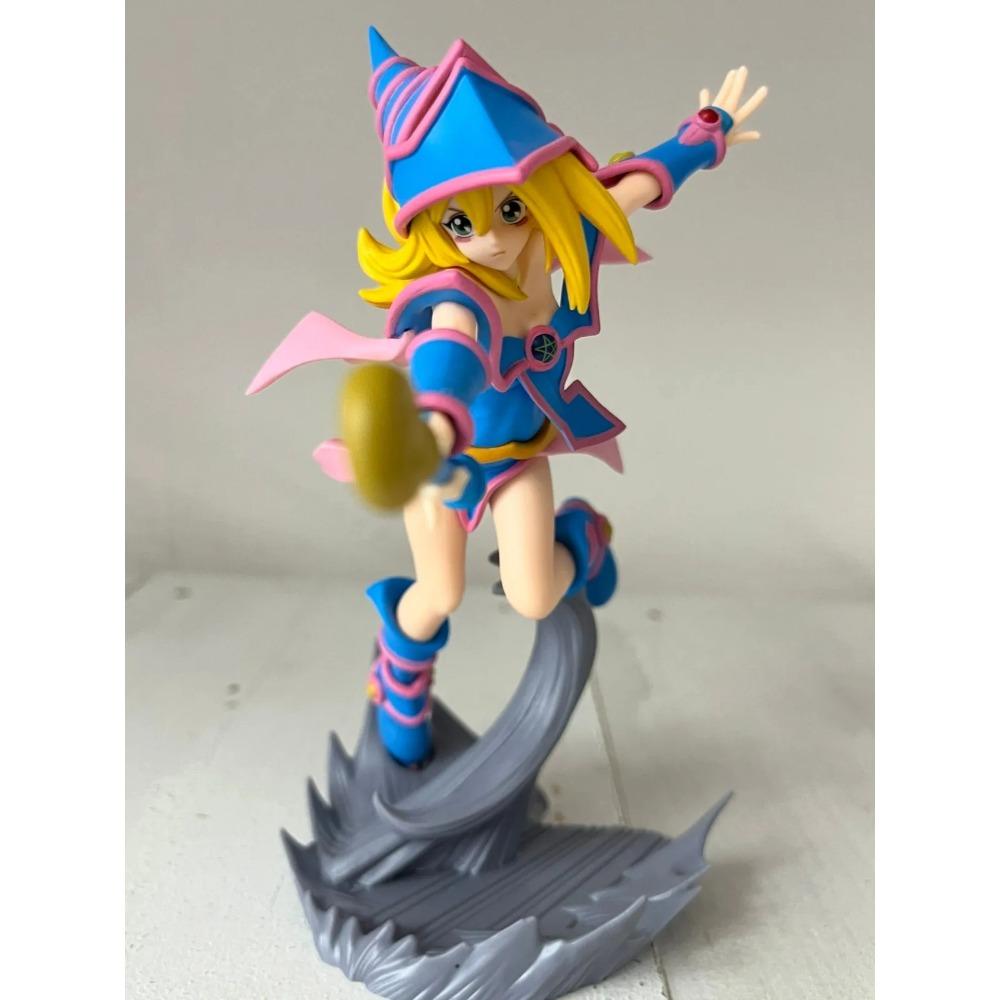 20CM BANDAI Anime Game Yu-Gi-Oh! Duel Monsters Atem Figure Battle Light Series Dark Magician Girl Model Toy Doll Action Figure