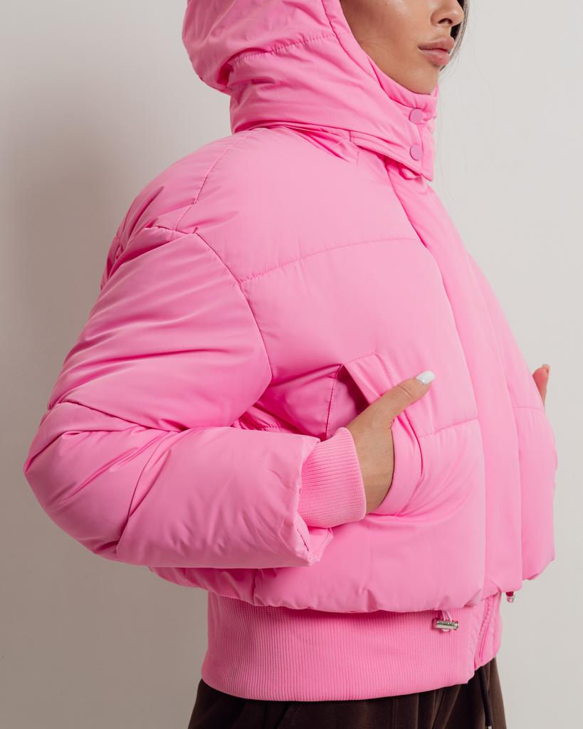 Куртка бомбер XXFG 6852 L розовая