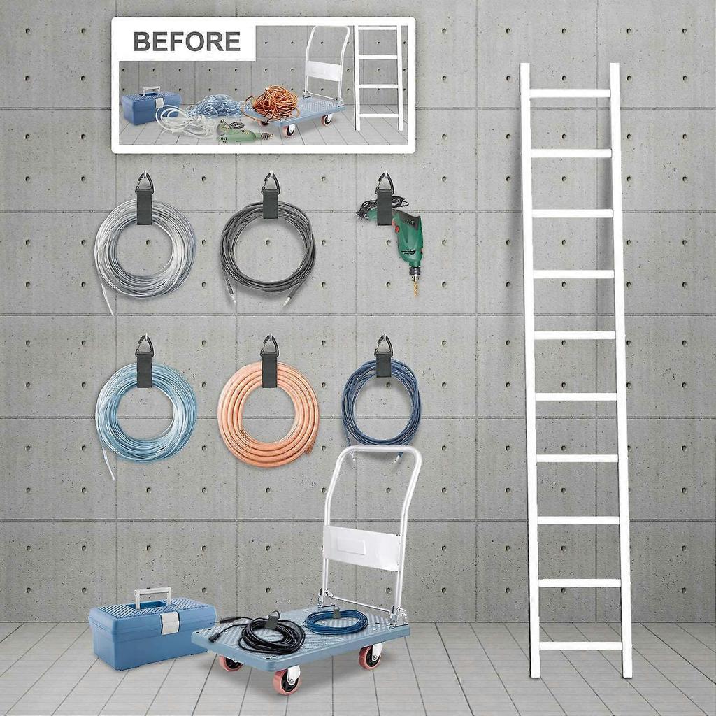 Extension Cord Organizer(8 Pack), Garage Organization and Storage, 16-Inch(Unfolded) Heavy Duty Storage Strap for Extension Cords, Cables, Hoses and R