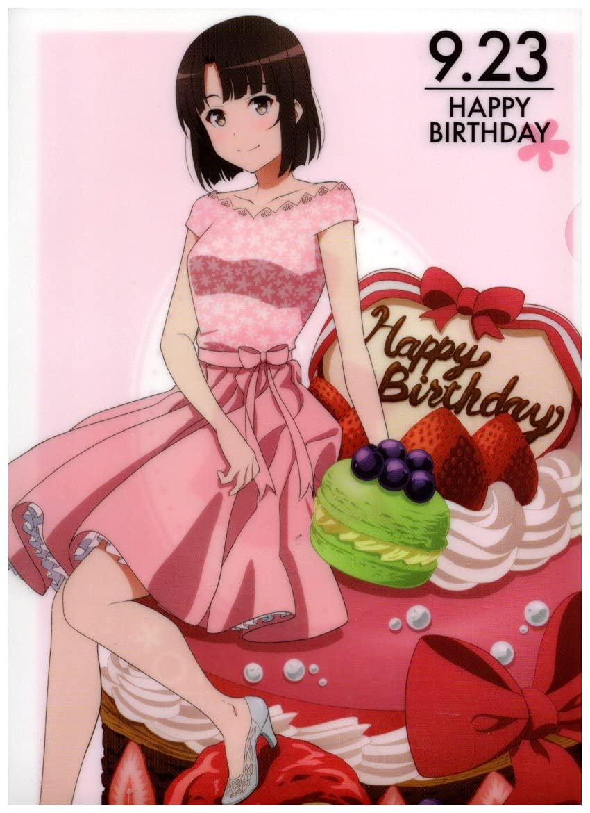 

Clear File Saenai Heroine no Sodatekata Fine Original Illustration Kato Megumi Birthday