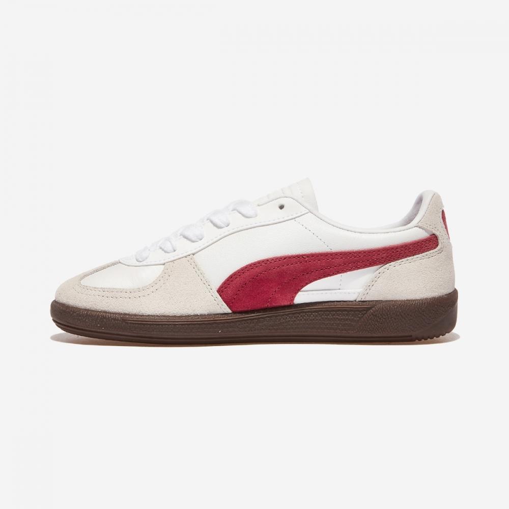 Puma Palermo Lth Pki39646405 Puma White Vapor Gray Club Red
