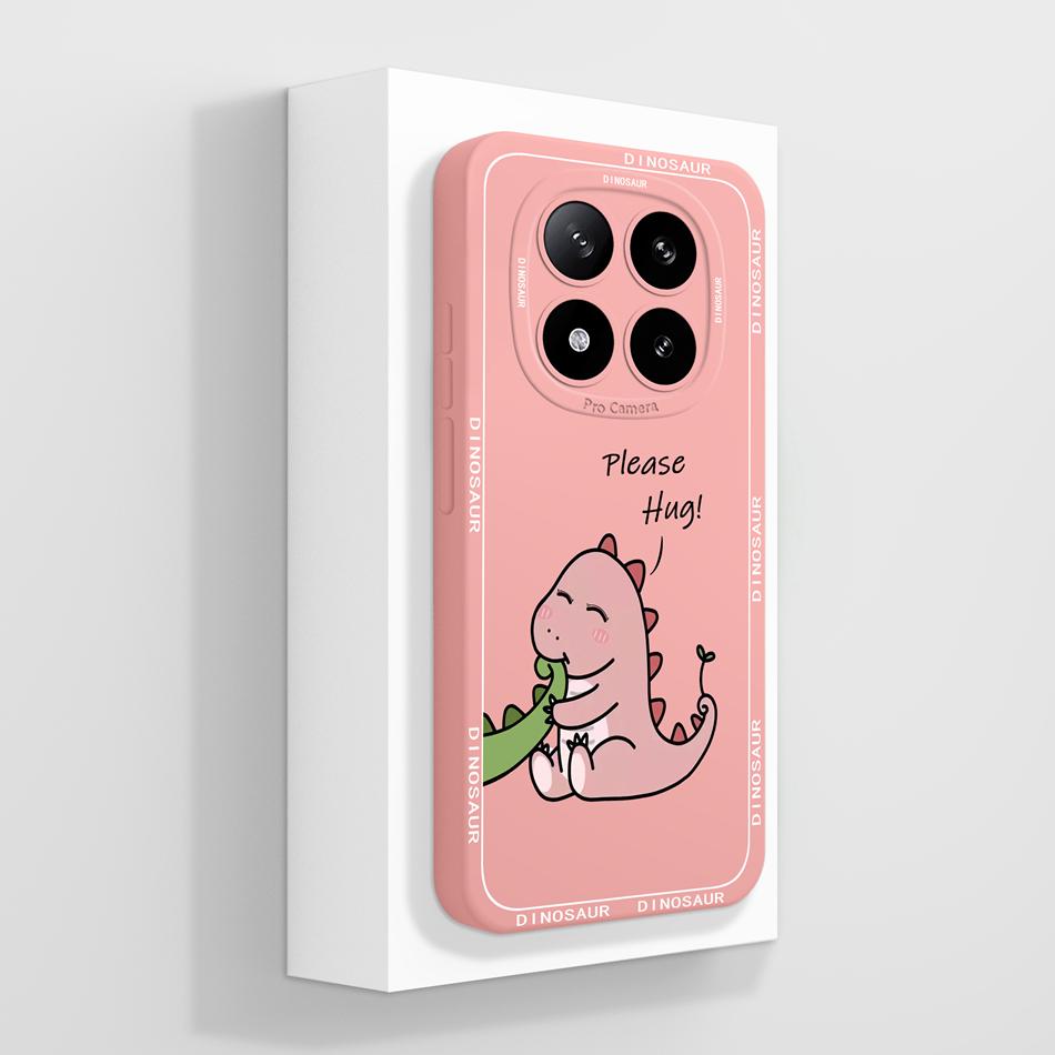 For Poco X7 Pro Case Cute Panda Soft High Quality Liquid Silicone Back Cover For Poco X 7 X7Pro Full Protection Phone Shell