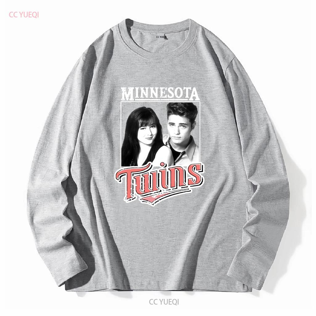 Twins Brenda Brandon Walsh T Shirt long or short sleeves vintage Washed homme graphic Unisex Casual fashion Stylish streetwear