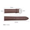 Handmad Soft Watchband Lychee Pattern Black Strap 12mm 14mm 16mm 18mm 20mm 22mm Vintage Cowhide Bracelet for Men Women Bracelet