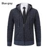 Youth Men's Hooded Knit Cardigan – Casual, Versatile Autumn/Winter Sweater Coat