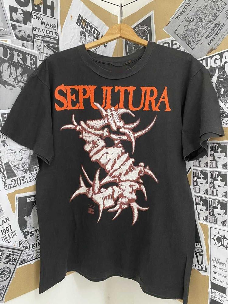 New! Sepultura Band Cotton Black Shirt Unisex Concert S To 5Xl El134