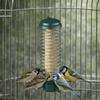 Squirrel Proof Spiral Coil Bird Feeder Bite Resistant Metal Wild Bird Feeder Heavy Duty Bird Feeder Tray Outdoor