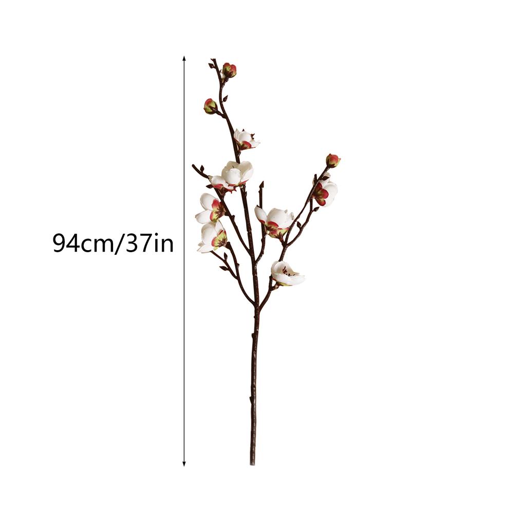 Artificial Flower Wedding Decoration Versatile Lifelike Faux Plum Blossom For Bedroom Living Room