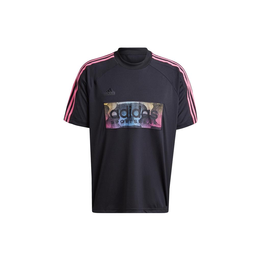 adidas Tiro Mesh Applique Jersey Black Men Streetwear IP3781