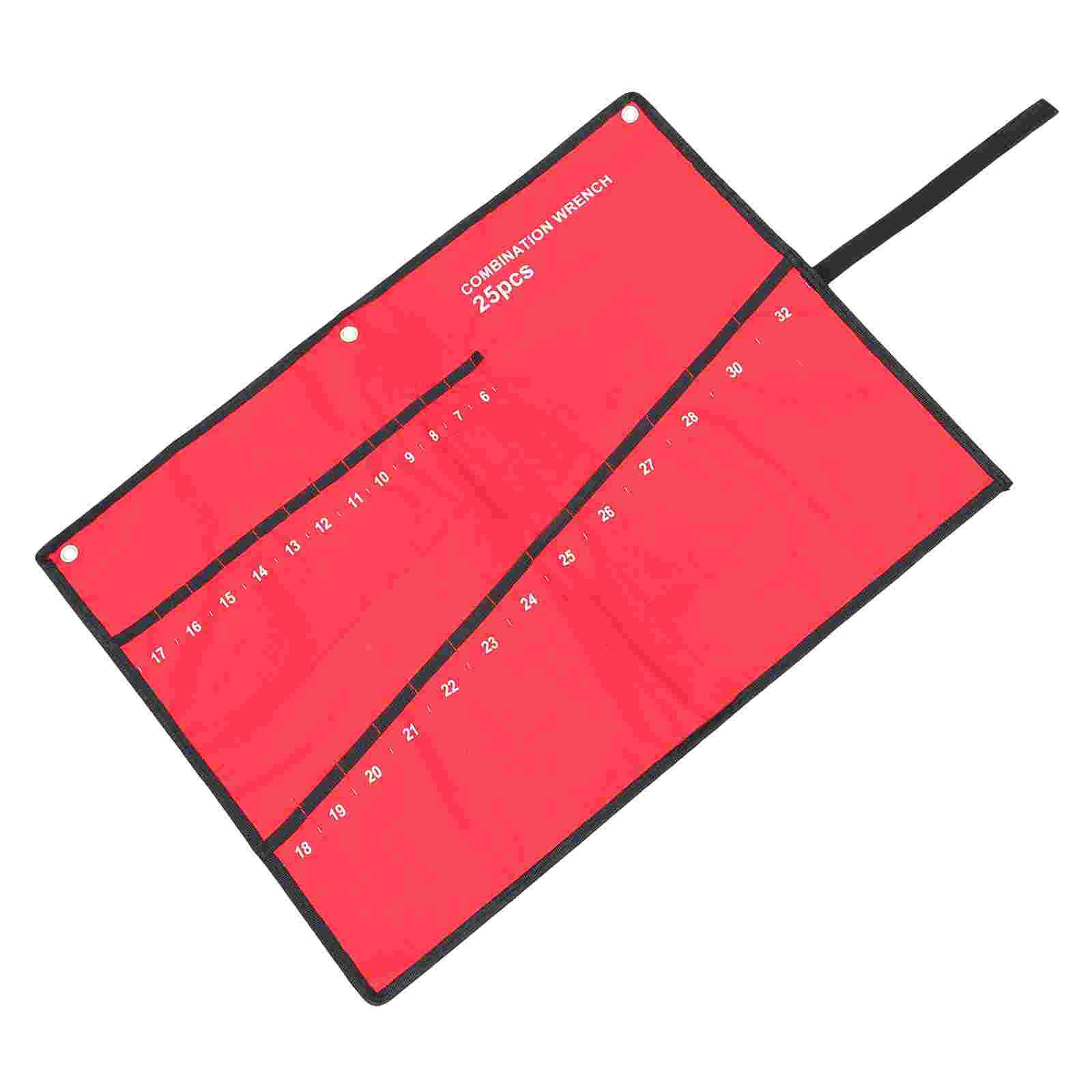 

Tool Storage Bag Canvas Multi functional Pouch Large Capacity Wrench ganizer Portable Hardware Kit Bundle Oxford Cloth 68.00X49.00X0.20CM