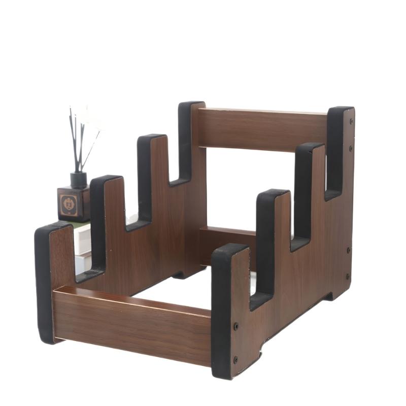 

Compact Guitar Rack Safely Stores Multiple Instruments Soft Lining Prevents Damage Space Efficient for Home Use 3-Layer 1