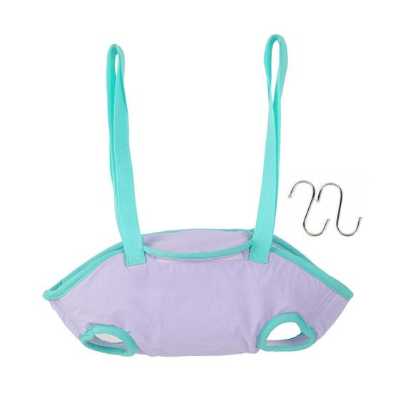 Pet Grooming Hammock Waterproof Breathable Dog Grooming Sling Hanging Pet Grooming Bag for Cats And Dogs Bathing Nail Trimming S фиолетовый