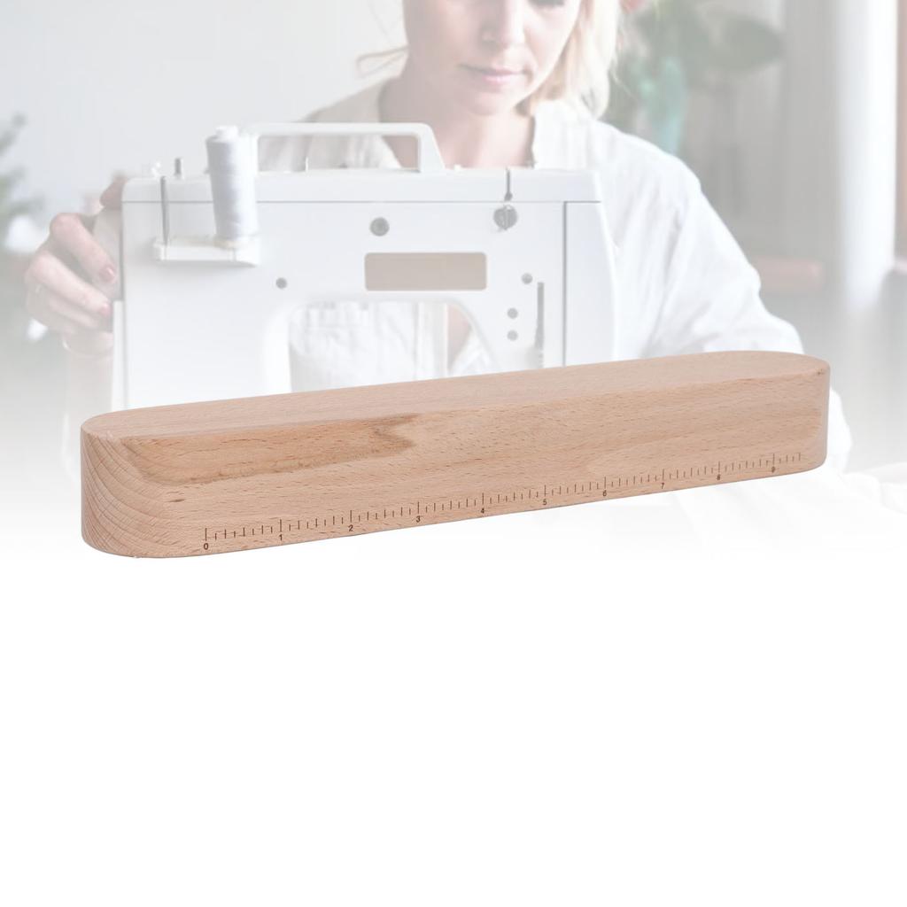 Tailors Hard Wood Beech Multi Purpose Sewing Tool for Ironing Quilting Steaming