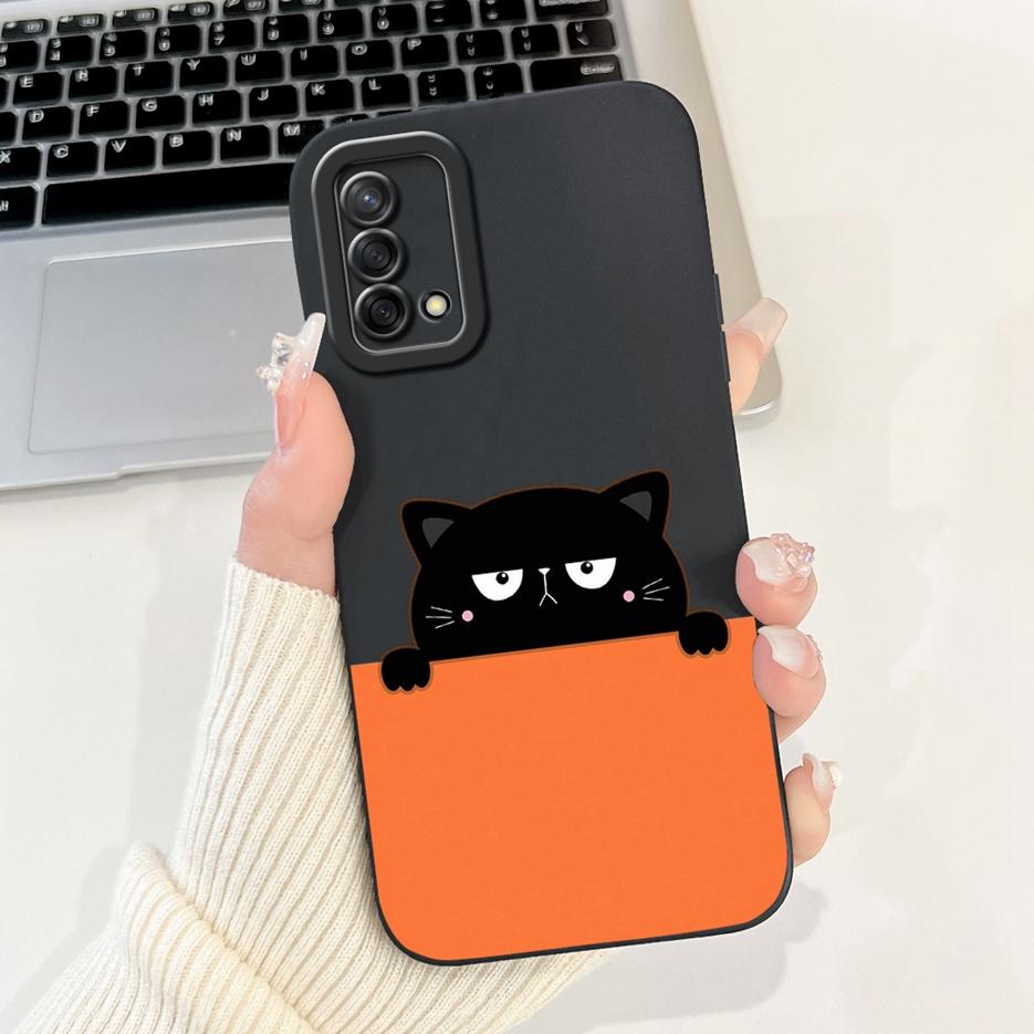 For Oppo A74 4G Case Oppo A54 A94 Stylish Candy Painted Cover Shockproof Phone Cases For Oppo A94 A 54 74 OppoA54 OppoA74 Bumper