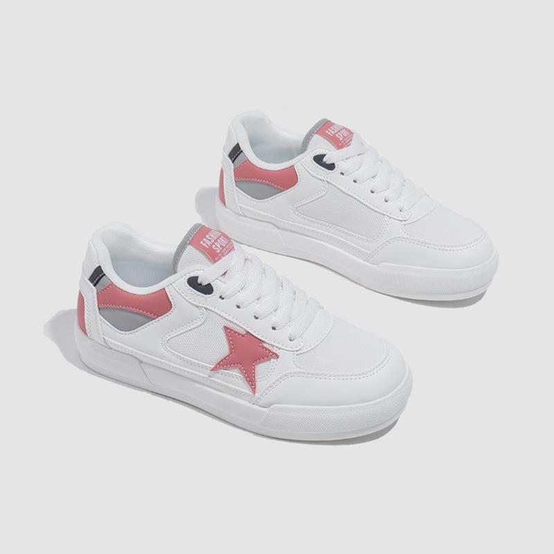 

Женские повседневные кроссовки на толстой платформе со шнуровкой, удобные кроссовки для ходьбы, дышащие нескользящие теннисные кроссовки для женщин, спортивная обувь для тренировок на открытом воздухе 40 розовый