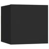 Nightstands (Set of 2) Black 30.5 x 30 x 30 cm Particleboard