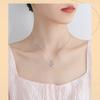 Mobius ring necklace light luxury niche collarbone chain necklace necklace for girlfriend's Valentine's Day gift